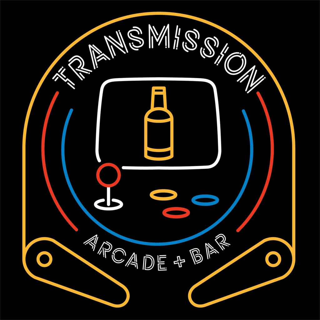 Logo for Transmission Arcade + Bar